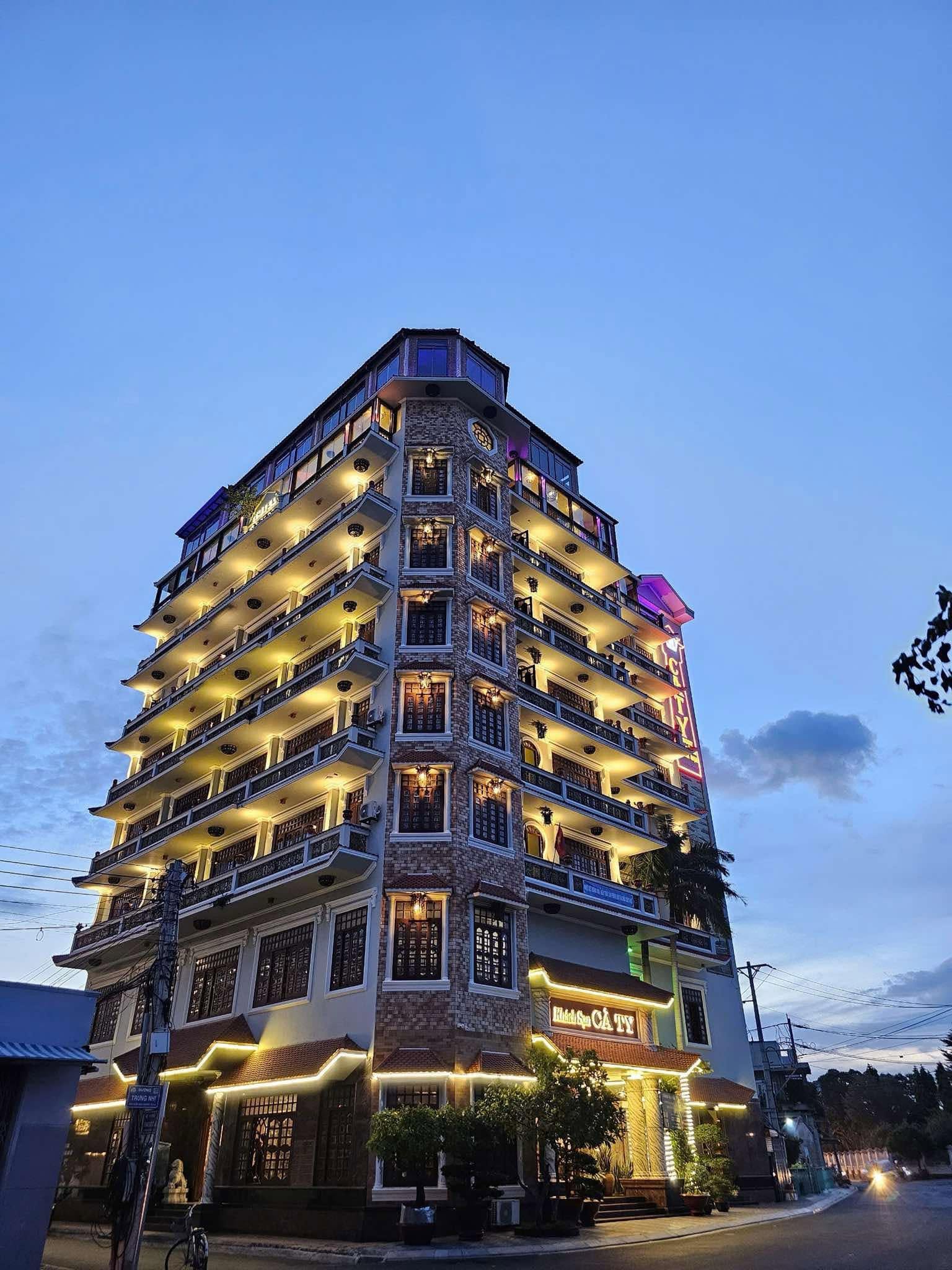 Không gian phòng nghỉ tại Cà Ty Hotel
